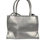 Telfar Small Silver Shopping Tote