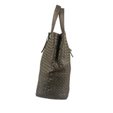 Bottega Veneta Gray Nappa Leather Intrecciato Tote Bag