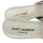 YSL Crystal Blonde Mules 37.5