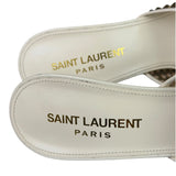 YSL Crystal Blonde Mules 37.5