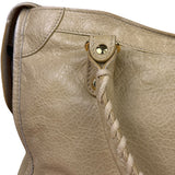 Balenciaga Beige Leather Le City Small Two-Way Bag