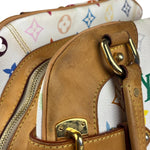 Louis Vuitton White Monogram Murakami Claudia Handbag