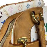Louis Vuitton White Monogram Murakami Claudia Handbag