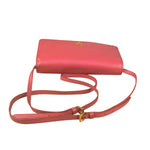Prada Pink Saffiano Leather Pouchette