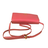 Prada Pink Saffiano Leather Pouchette