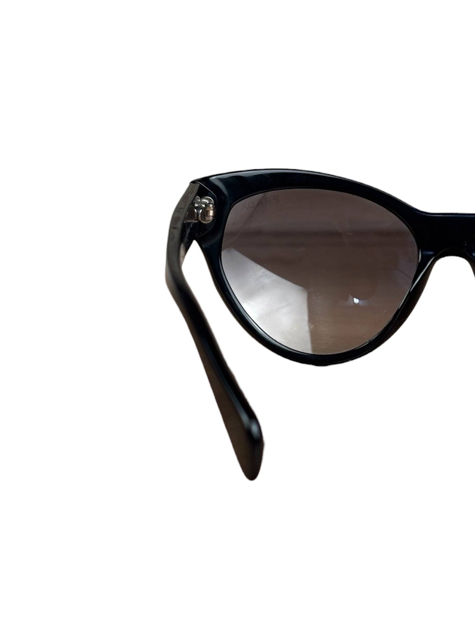 Prada Vintage Black Cat Eye Sunglasses