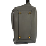 Celine Grey Grained Calfskin Belt Shoulder Bag