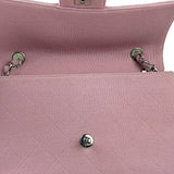 Chanel Pink Quilted Jersey Classic Flap Bag 1997