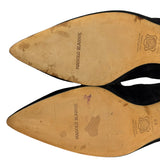 Manolo Blahnik Brown Suede Strappy Heels