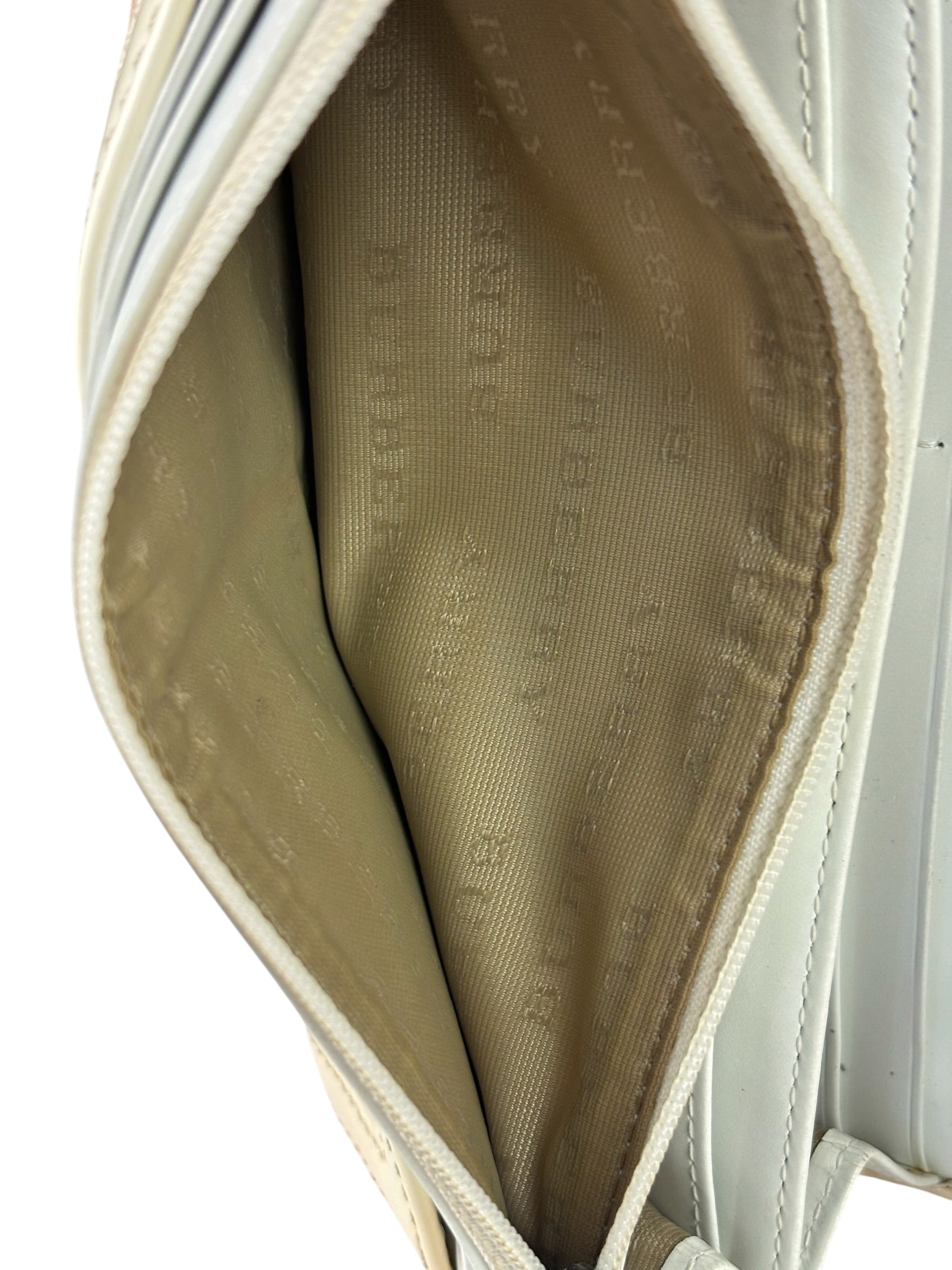 Burberry Cream Nova Check Penrose Continental Long Wallet