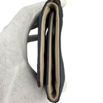 Loewe Muted Slate Blue Leather Monogram Debossed Anagram Wallet