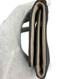 Loewe Muted Slate Blue Leather Monogram Debossed Anagram Wallet