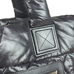 Chanel Black Quilted Nylon Coco Cocoon Puffer Tote Bag 2011