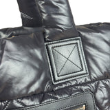 Chanel Black Quilted Nylon Coco Cocoon Puffer Tote Bag 2011