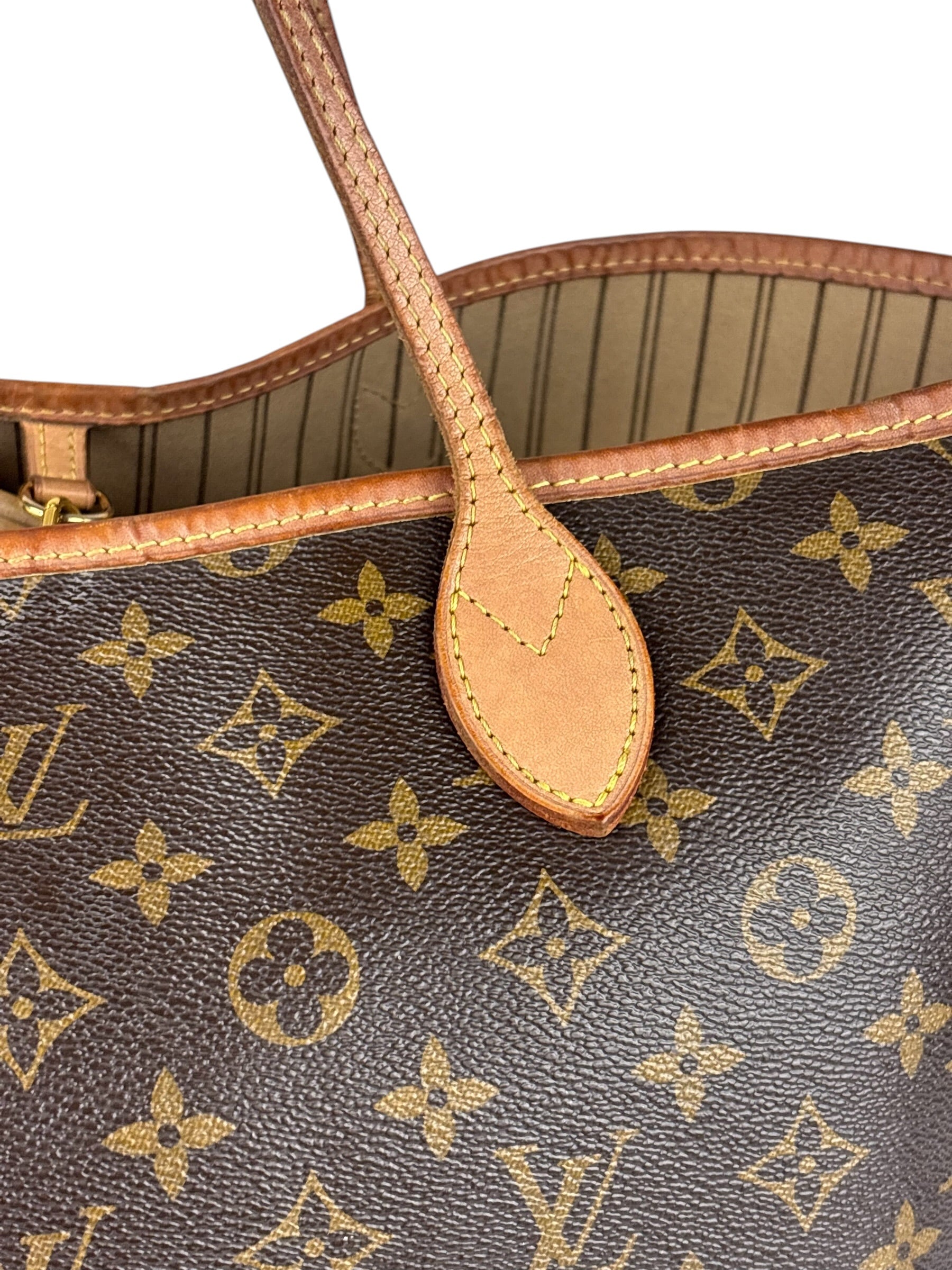 Louis Vuitton Dark Brown Canvas Monogram Neverfull Shoulder Bag PM