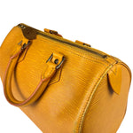 Louis Vuitton Yellow Epi Speedy 25