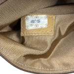 Chanel Vintage Beige Quilted Denim  Tortoise Tote 1996