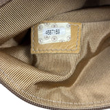 Chanel Vintage Beige Quilted Denim  Tortoise Tote 1996