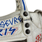 Balenciaga Mini White Graffiti Le City Bag
