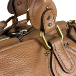 Chloe Vintage Tan Leather Paddington Shoulder Bag