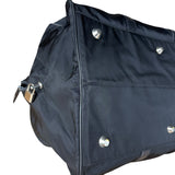 Prada Black Nylon Weekender Bag