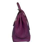 Hermes Kelly 35 Purple Ghillies Swift Togo Leather Handbag 2015