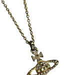 Vivienne Westwood Gold-Tone Orb Pendant Necklace