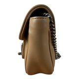 Gucci GG Marmont Matelasse Leather Mini Crossbody Bag Beige