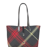 Vivienne Westwood Plaid Orb Tote Bag