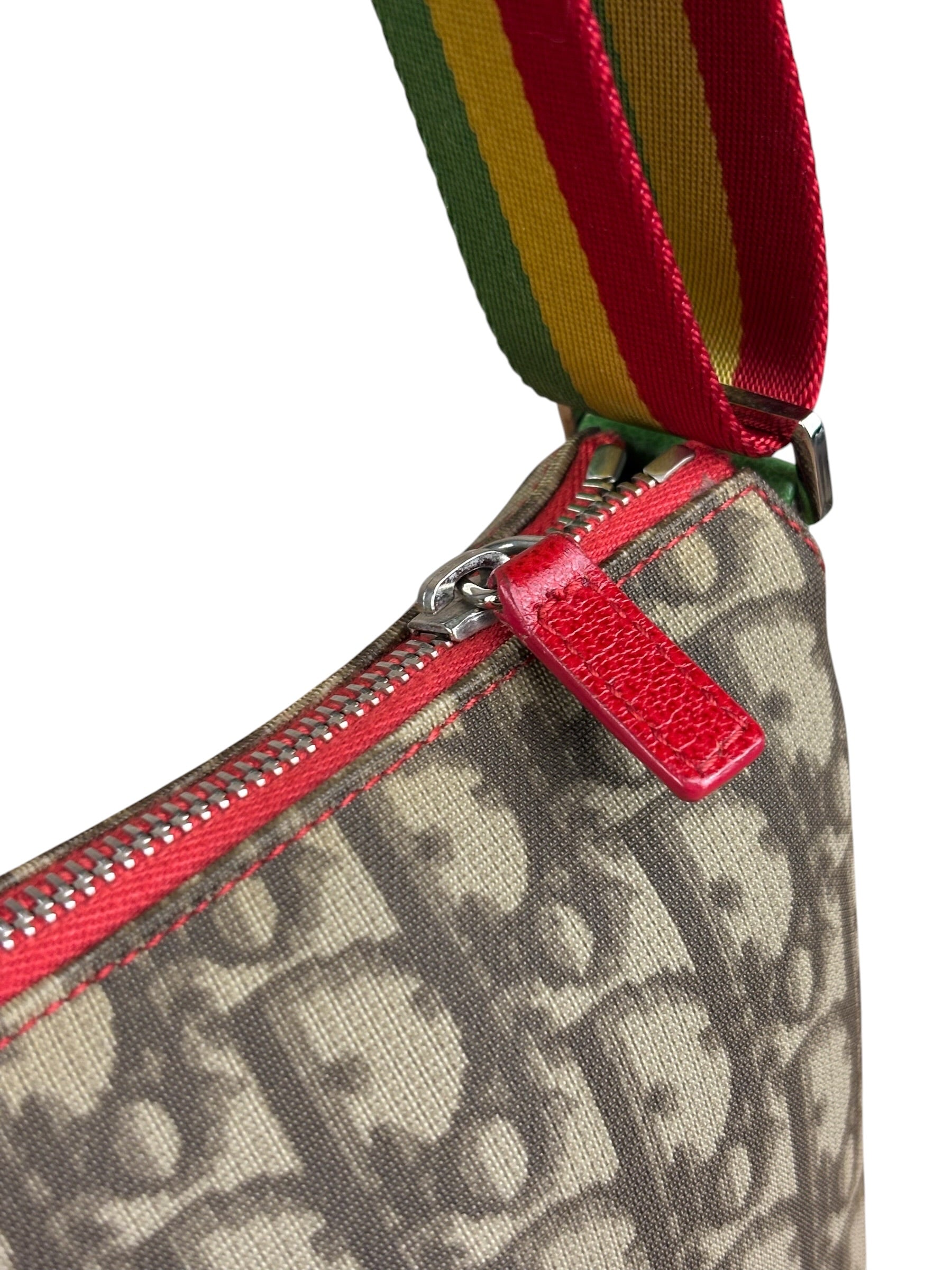 Christian Dior Vintage Rasta Trotter Crossbody Bag