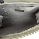 Chanel Vintage Grey Patent Leather Lucky Symbols Icon Pochette 1989