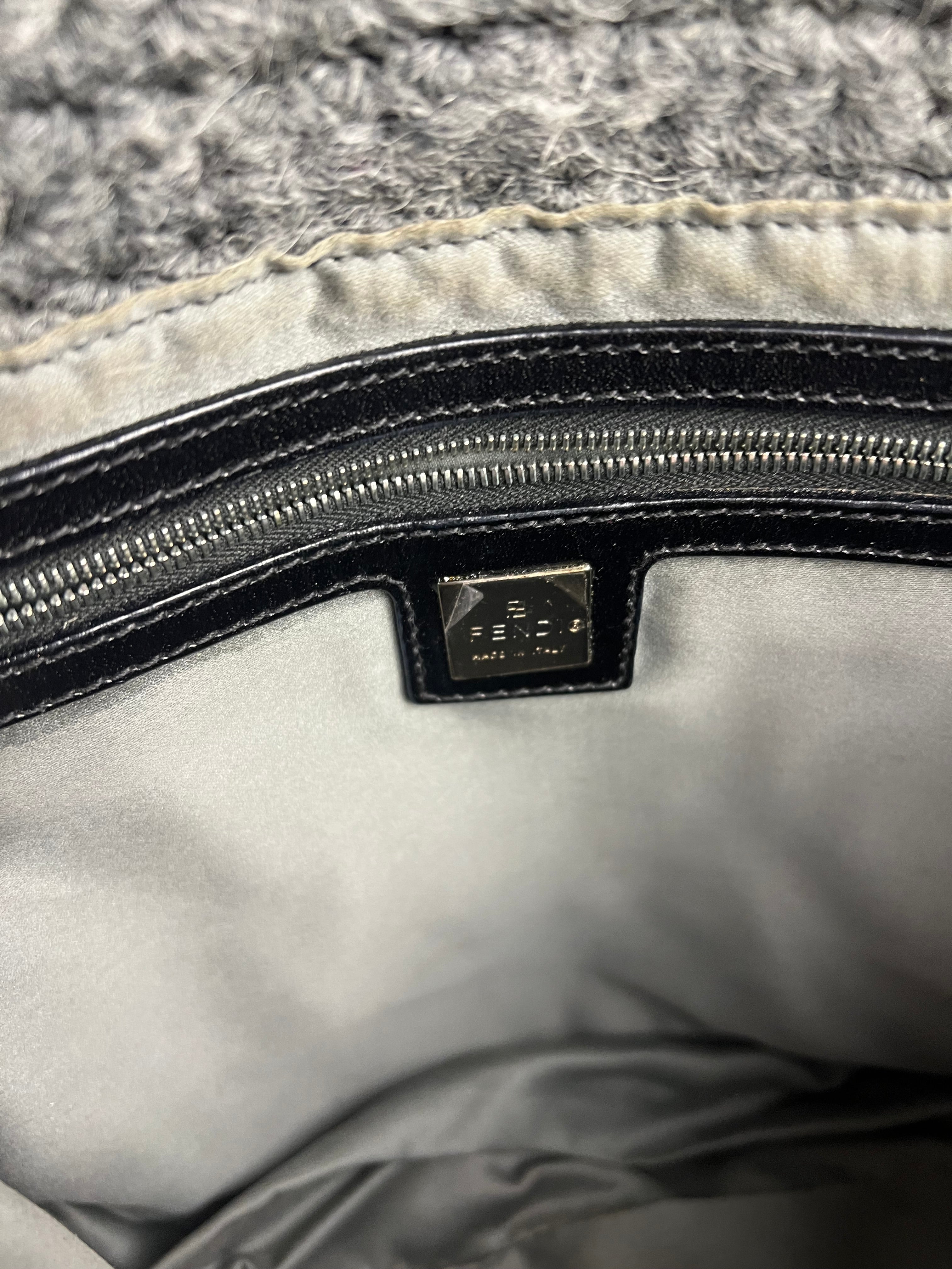 Fendi Crochet Wool Mamma Baguette