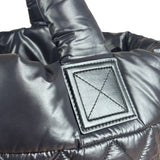 Chanel Black Quilted Nylon Coco Cocoon Puffer Tote Bag 2011