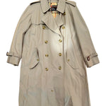 Burberry Long Button-Up Trench Coat