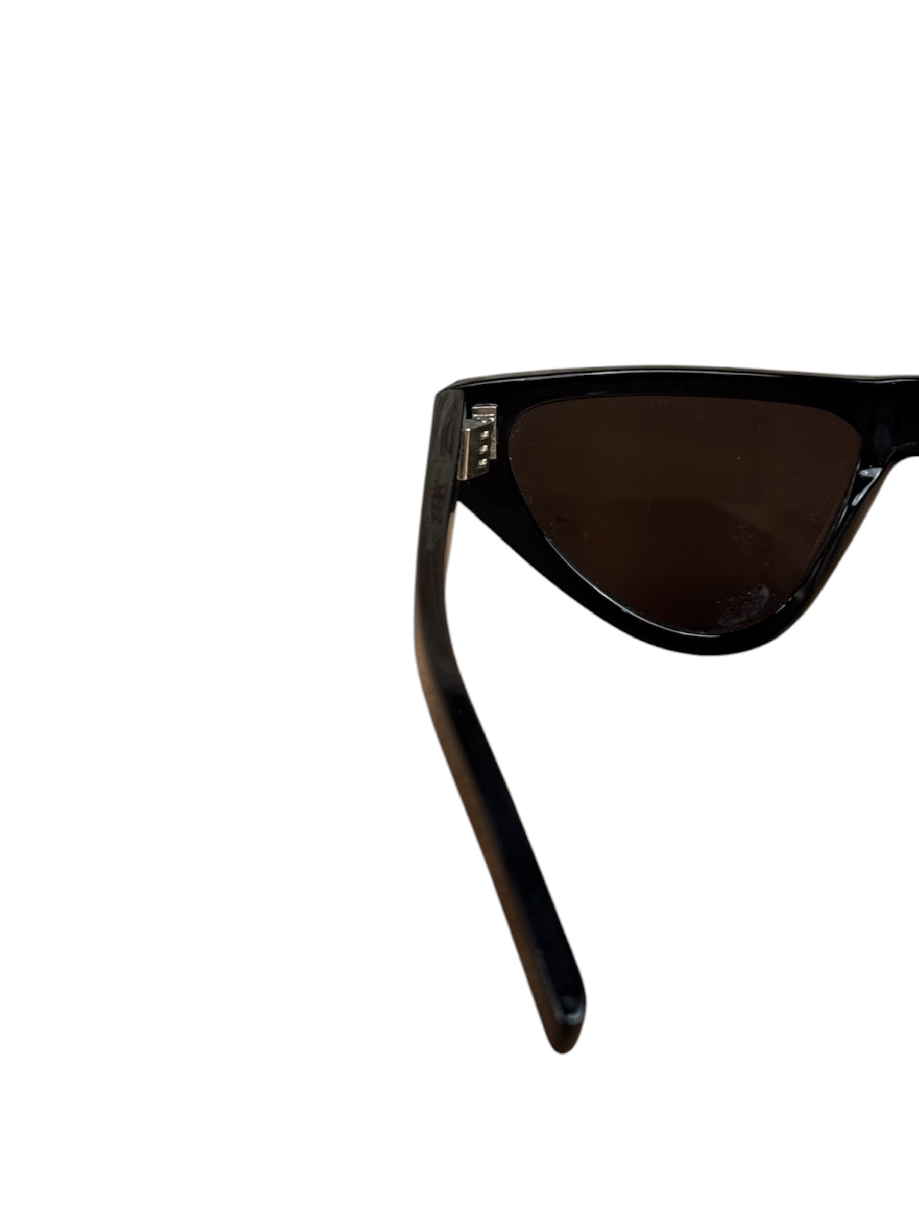 Yves Saint Laurent Black New Wave Sunglasses SL 468