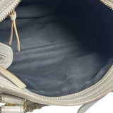 Balenciaga Grey Leather Nano City Two-Way Bag