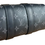 Louis Vuitton Black Monogram Keepall Bandouliere 25