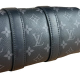 Louis Vuitton Black Monogram Keepall Bandouliere 25