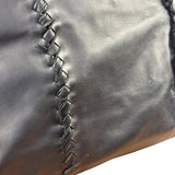 Bottega Veneta Black Intrecciato Fringe Shoulder Bag