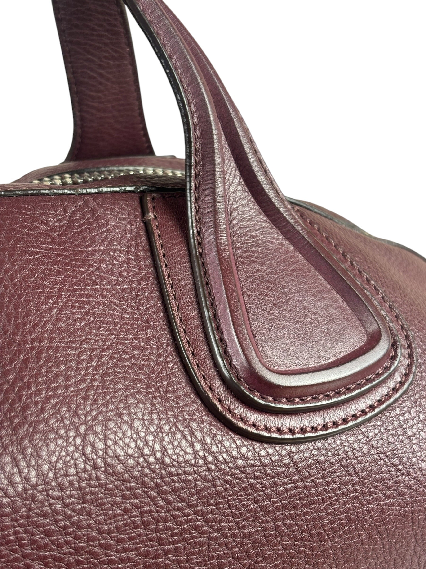 Givenchy Nightingale Burgundy Leather Two-Way Bag
