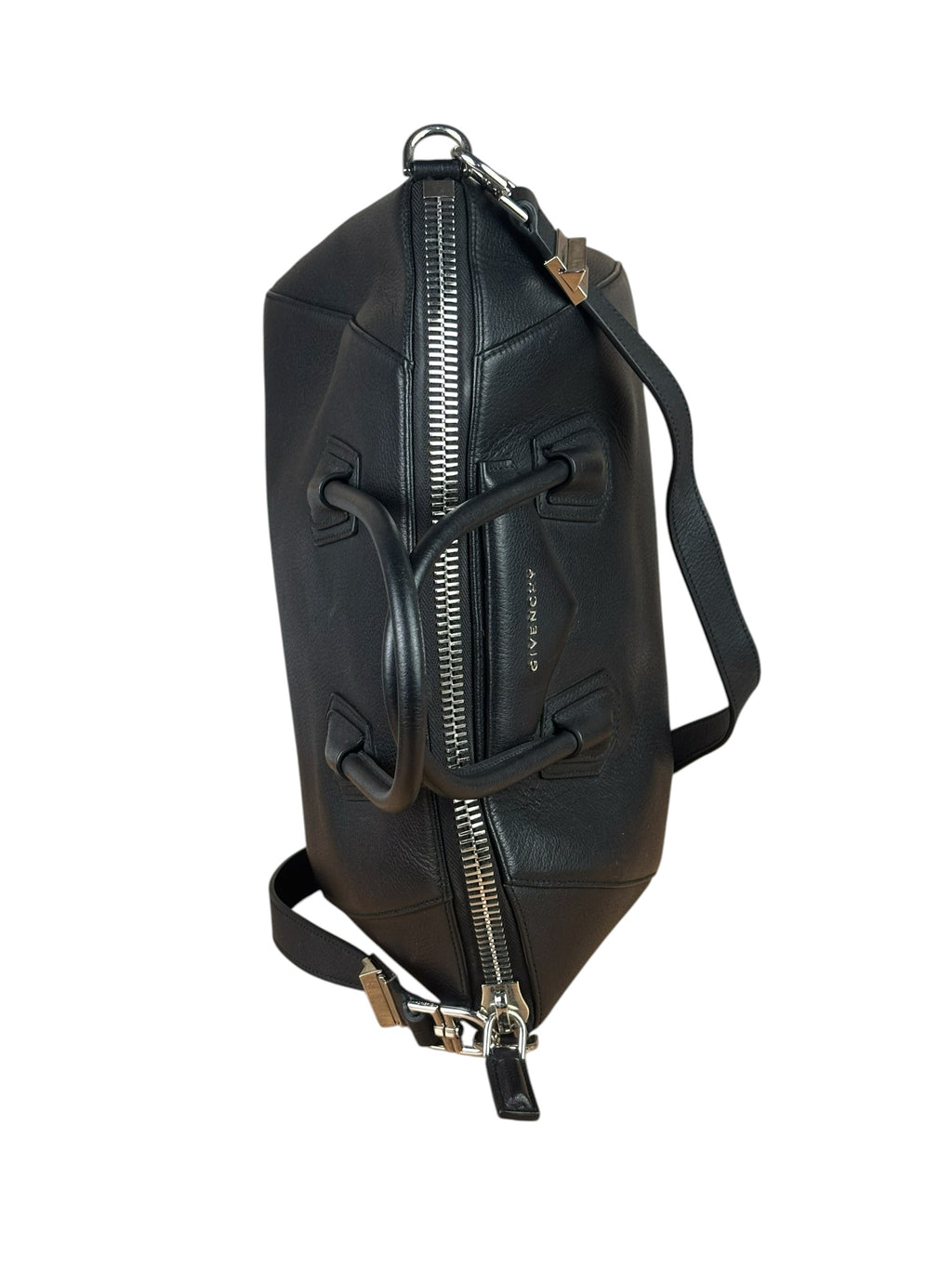 Givenchy Black Leather Antigona Medium Two-Way Bag