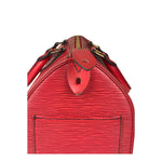 Louis Vuitton Castillian Red Epi Leather Speedy Mini Handbag