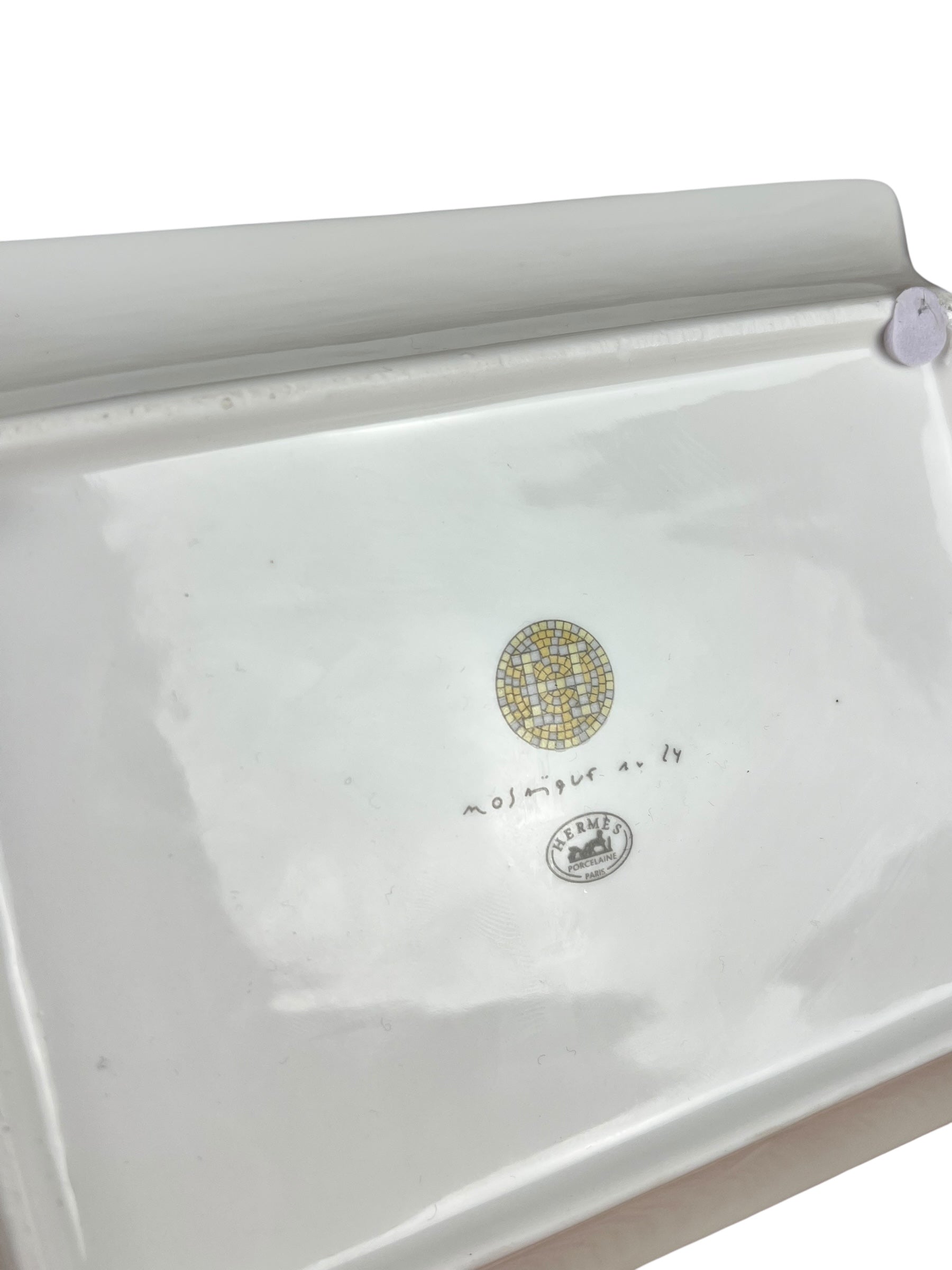 Hermes H Tiled Porcelain Ash Tray