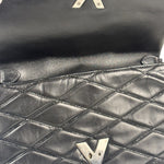 Louis Vuitton Black Quilted Lambskin Chain Flap Bag