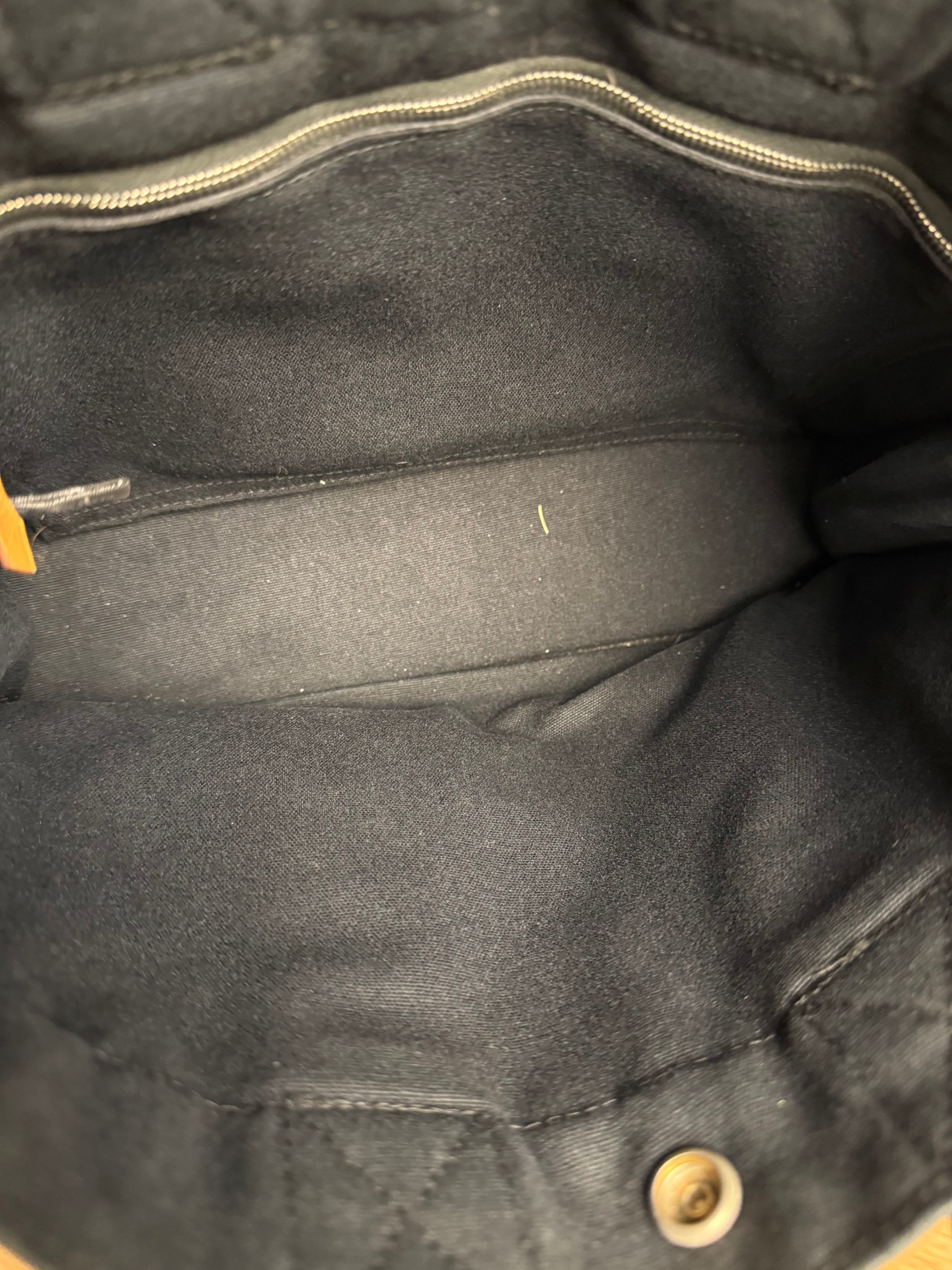 Hermes Black Fourre Tout Canvas Tote