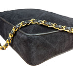 Chanel Suede CC Matelasse Camera Bag '88