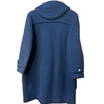 Burberry Vintage Navy Wool Long Coat