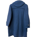 Burberry Vintage Navy Wool Long Coat