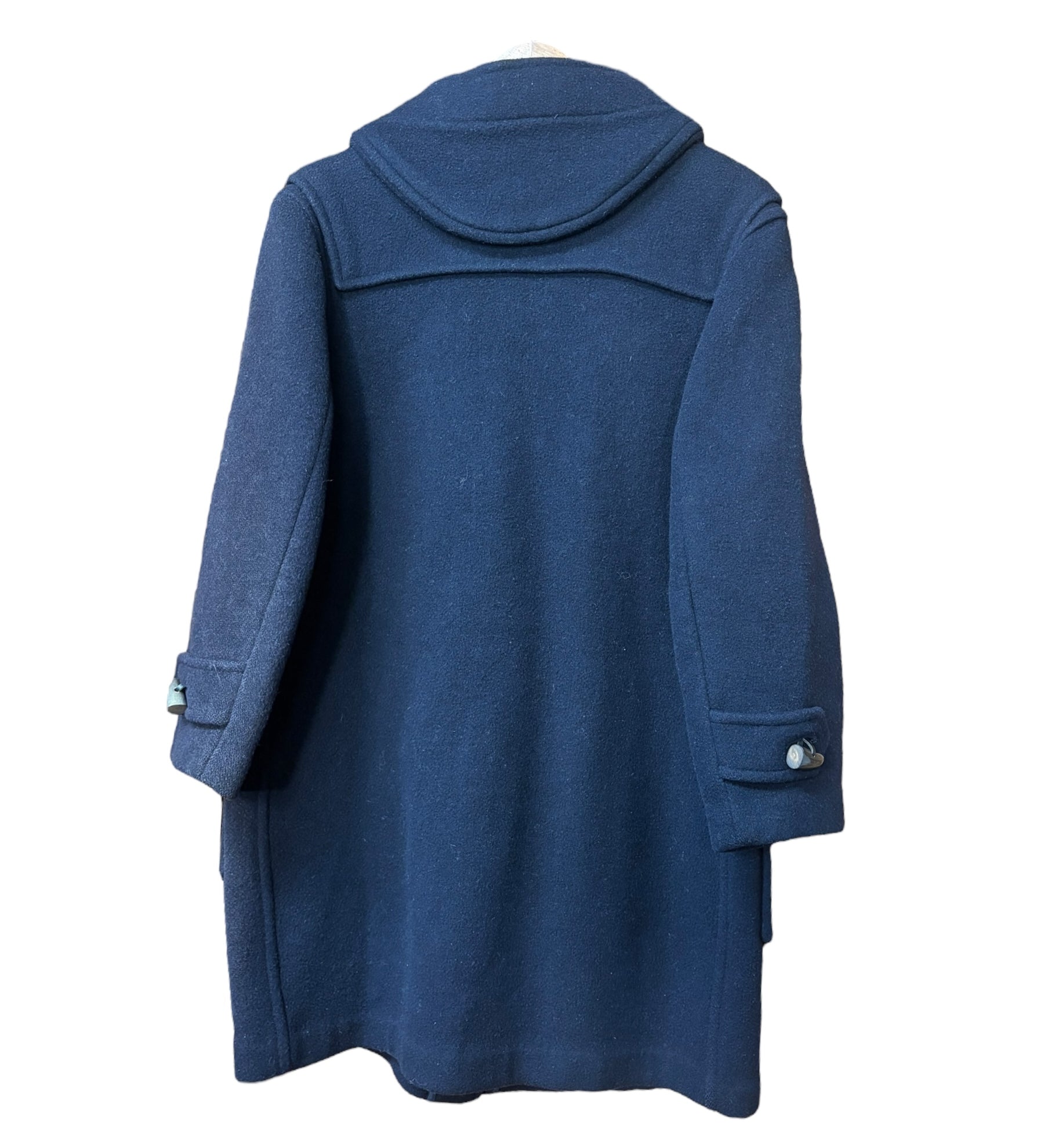 Burberry Vintage Navy Wool Long Coat