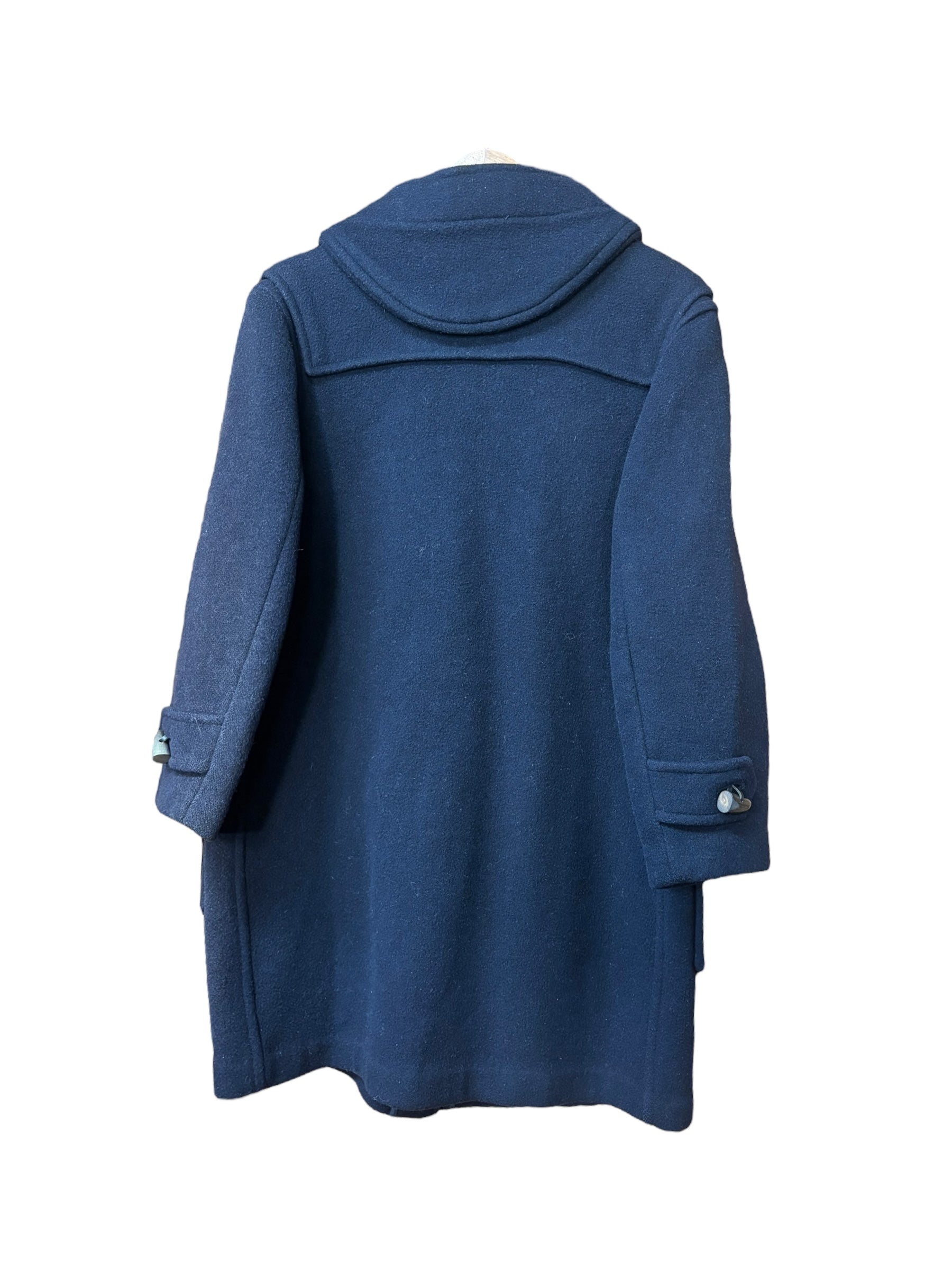 Burberry Vintage Navy Wool Long Coat